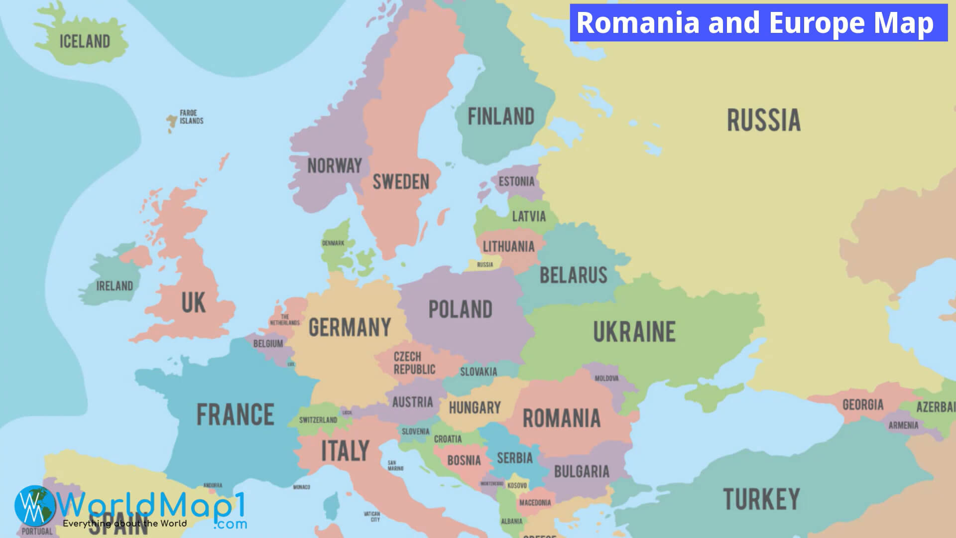 Rumänien Karte Europa
